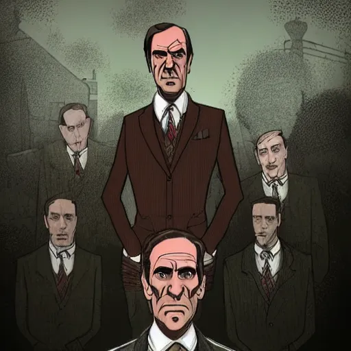 Prompt: saul goodman from rusty lake : roots ( 2 0 1 6 videogame ), very detailed face,