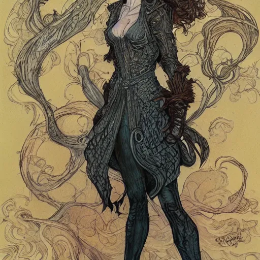 Image similar to full body portrait, by Rebecca Guay , artstation