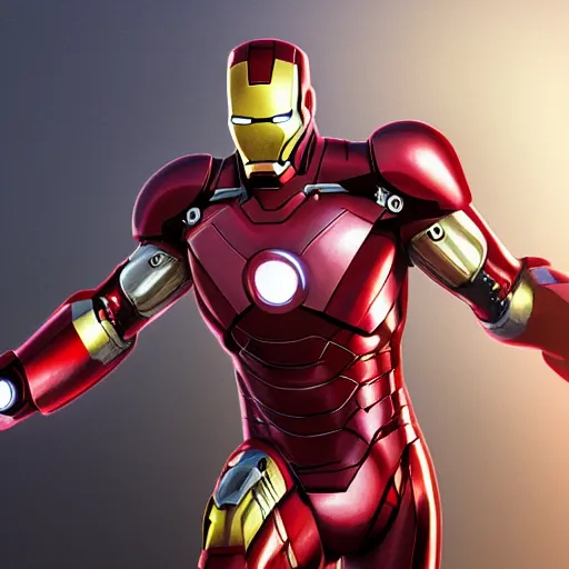 Prompt: black ironman, art illustration, incredibly highly detailed and realistic, 8 k, sharp focus