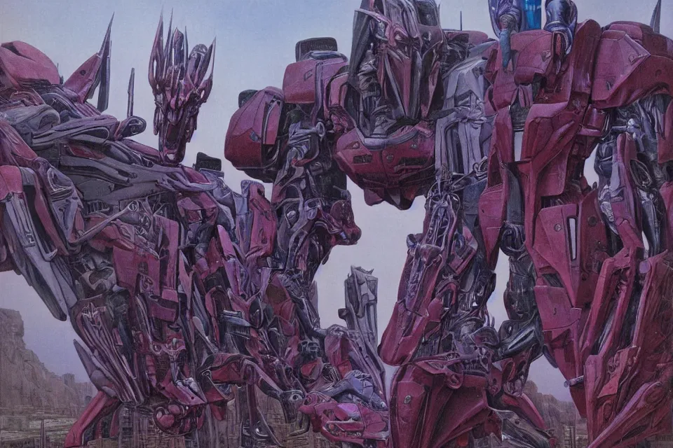 Image similar to transformers, wayne barlowe.