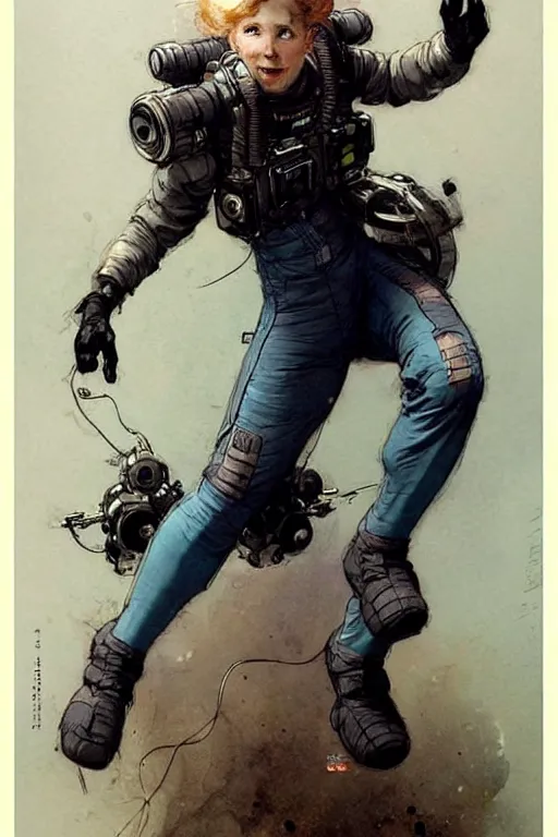 Image similar to action pose ( ( ( ( ( 2 0 5 0 s retro future boy 1 0 old boy super scientest in space pirate mechanics costume full portrait.. muted colors. ) ) ) ) ) by jean - baptiste monge!!!!!!!!!!!!!!!!!!!!!!!!!!!!!!