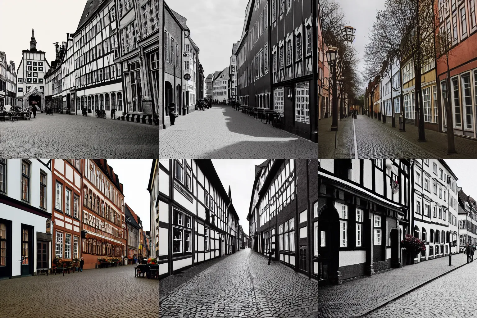 Prompt: Photograph of the streets of Bremen