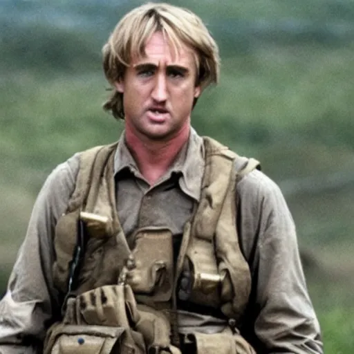 Prompt: owen wilson starring in saving private ryan