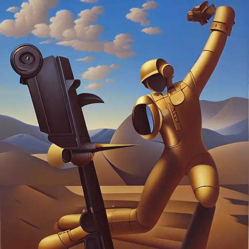 Image similar to kenton nelson mech combat warrior