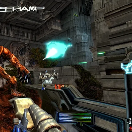 Image similar to unreal tournament, quake 3 arena, doom 2,