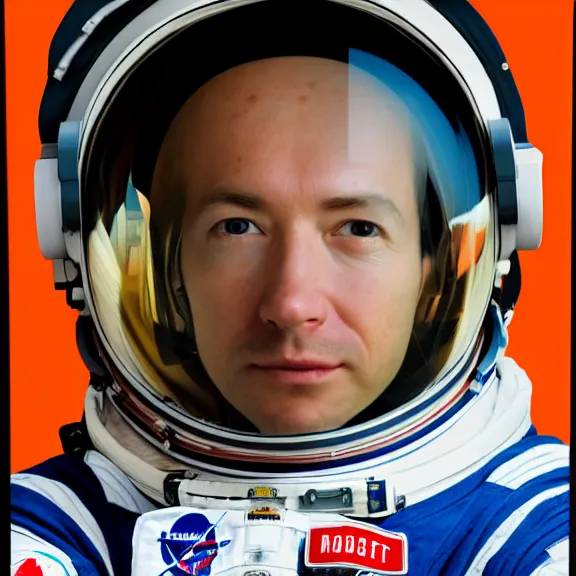 Prompt: portrait of an astronaut, 100° z-axis