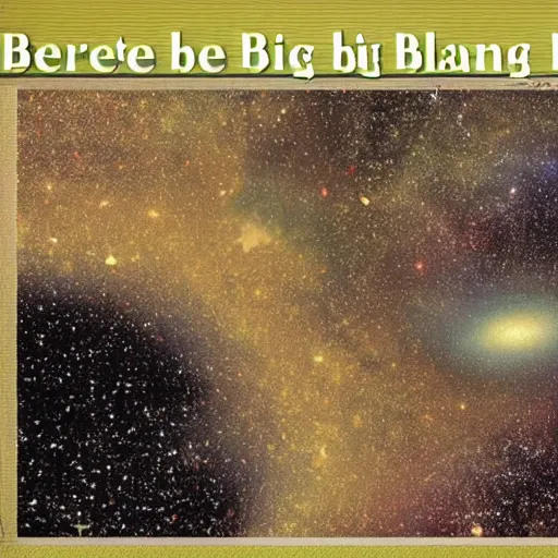 Image similar to before the big bang