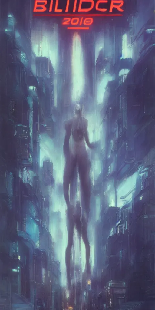 Image similar to epic masterpiece Blade Runner 2049 neon, by Edgar Maxence and Ross Tran and Michael Whelan, boris vallejo, frank frazetta