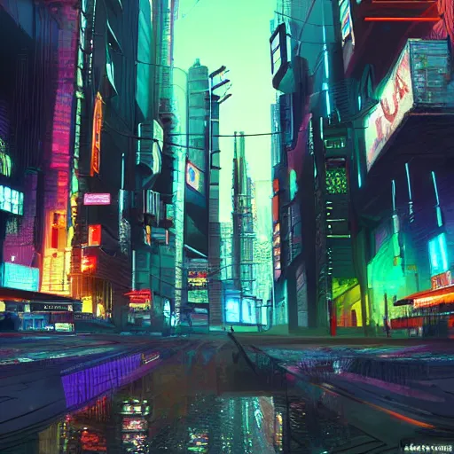a cyberpunk city | Stable Diffusion | OpenArt