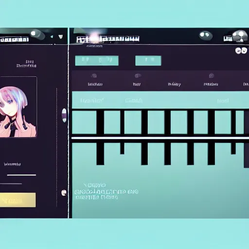 Image similar to vocaloid 6 ai, music program ui screenshot, piano roll