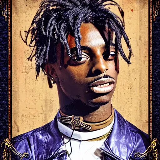 Image similar to playboi carti in steampunk style digital art 4 k the detailed super realistic