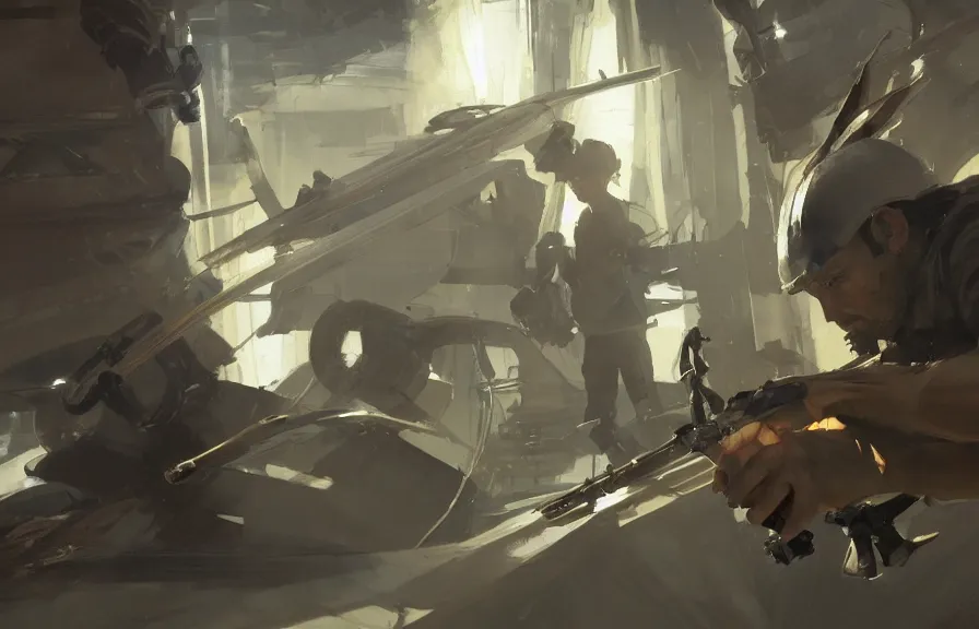 Prompt: greg manchess concept art of a the torque wrench dimension, key visual, ambient lighting, highly detailed, digital painting, artstation, concept art, sharp focus, by makoto shinkai and akihiko yoshida and hidari and wlop and greg rutkowski