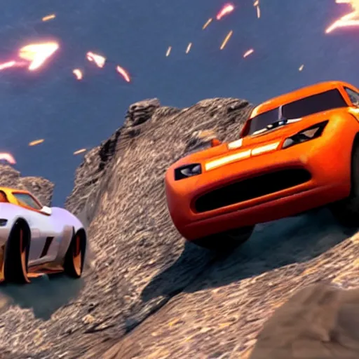 Image similar to the rock in the movie hot wheels acceleracers