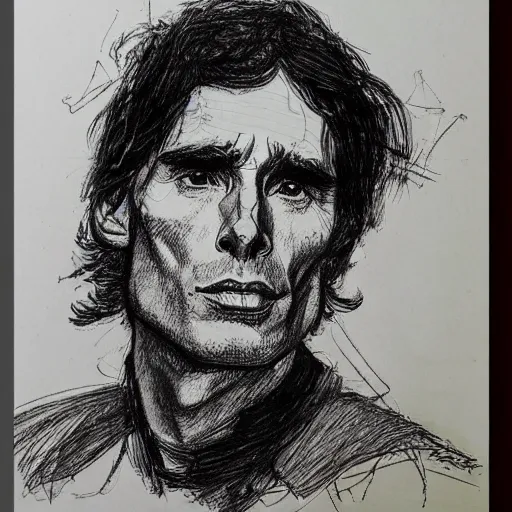Prompt: a realistic yet scraggly portrait sketch of the side profile of a stern and sophisticated cillian murphy, trending on artstation, intricate details, in the style of frank auerbach, in the style of sergio aragones, in the style of martin ansin, in the style of david aja, in the style of mattias adolfsson