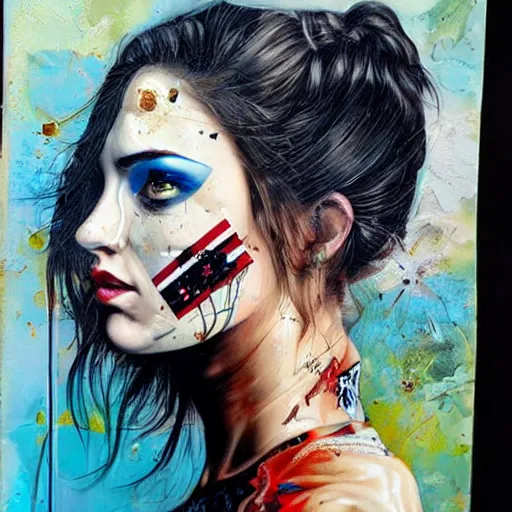 Prompt: a beautiful artwork by Sandra Chevrier