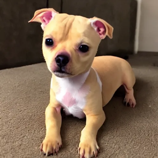 Half pitbull half store chihuahua