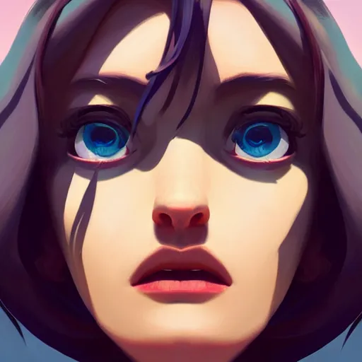 Image similar to face icon stylized minimalist sony playstation 5, loftis, cory behance hd by jesper ejsing, by rhads, makoto shinkai and lois van baarle, ilya kuvshinov, rossdraws global illumination