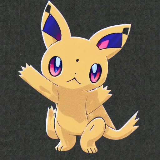 Image similar to pattern of the pokemon mew by Ken Sugimori