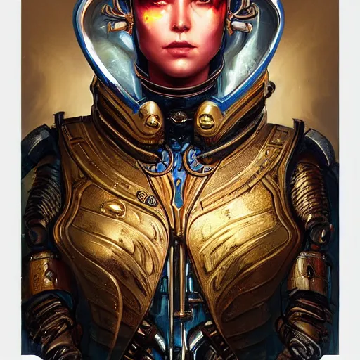 Image similar to Lofi BioPunk portrait dragon knight wearing gold plate armor Pixar style by Tristan Eaton Stanley Artgerm and Tom Bagshaw