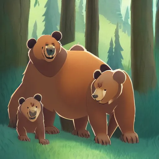 Image similar to Visual development for Disney’s Brother Bear