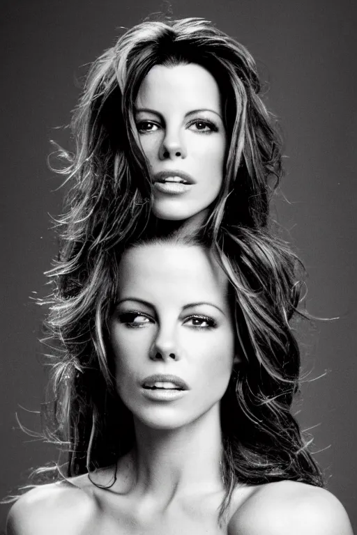 Prompt: kate beckinsale in the 8 0's, portrait shot 8 5 mm