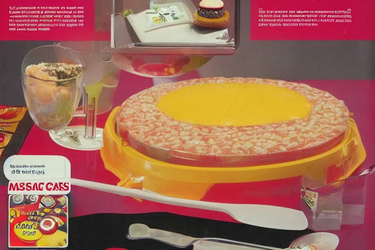 Image similar to mcdonald's mc - aspic aspic meal, in 1 9 9 5, y 2 k cybercore, advertisement photo
