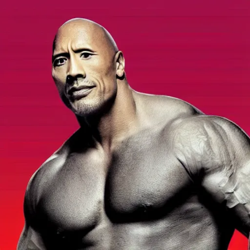 Image similar to Taylor Swift as Dwayne the Rock Johnson