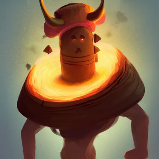 Image similar to portrait of viking toast, bread type pokemon, strong pixar wonder bread warrior, volumetric lighting, dynamic composition, art by sachin teng and sergey kolesov and ruan jia and heng z, scifi, fantasy, hyper detailed, ultra realistic, sharp focus, wildlife photography, national geographic, octane render, concept art