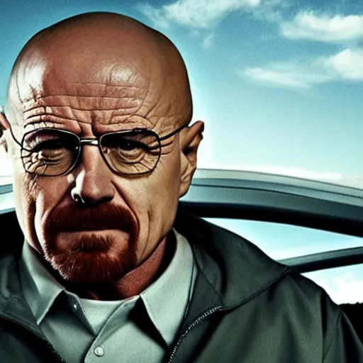 Walter White фургон снег