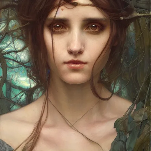 Image similar to a painting in the style of tom bagshaw, and in the style of donato giancola, and in the style of john william waterhouse. smooth, sharp focus, semi - realism.