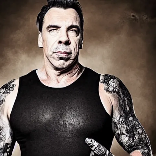 Image similar to Till Lindemann is writing programm