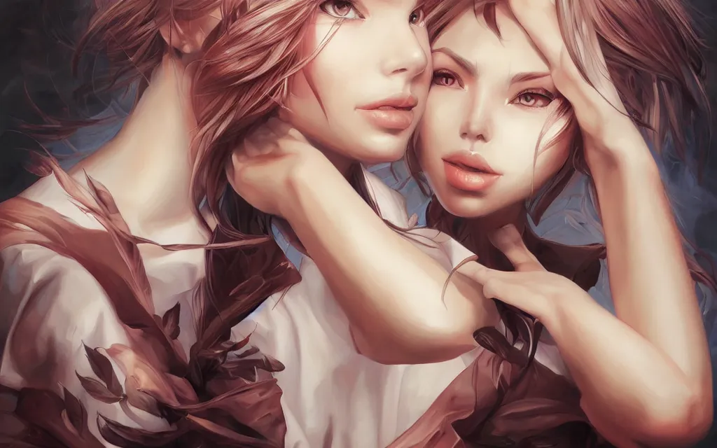 Prompt: a beautiful painting representative of the art style of artgerm