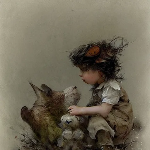 Image similar to (((((Toy store . muted colors.))))) by Jean-Baptiste Monge !!!!!!!!!!!!!!!!!!!!!!!!!!!