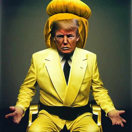 Prompt: Piss Trump, Photograph by Andres Serrano