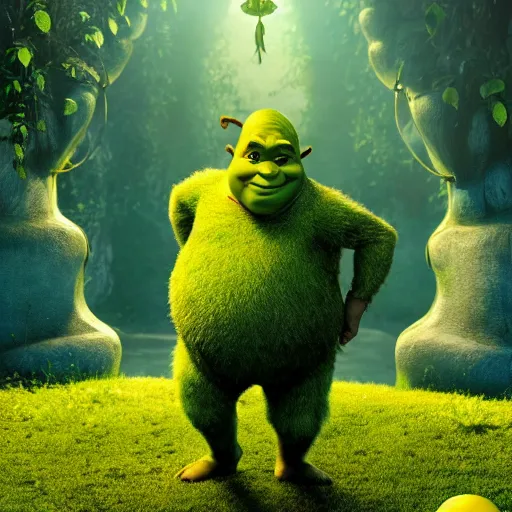 Image similar to ! dream poster for shrek 5, cinematic, highly detailed, clear focus, dramatic