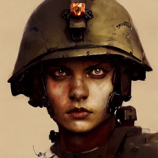 Image similar to portrait of a spanish mocito feliz, colourised, face portrait, epic, tragic, military art, fantasy, dieselpunk, hd shot, digital portrait, beautiful, artstation, comic style, by artgerm, guy denning, jakub rozalski, magali villeneuve and charlie bowater