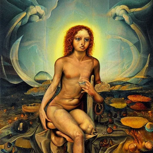 Image similar to allegory of the soul, surrealism, high detail, masterpiece, oil on canvas