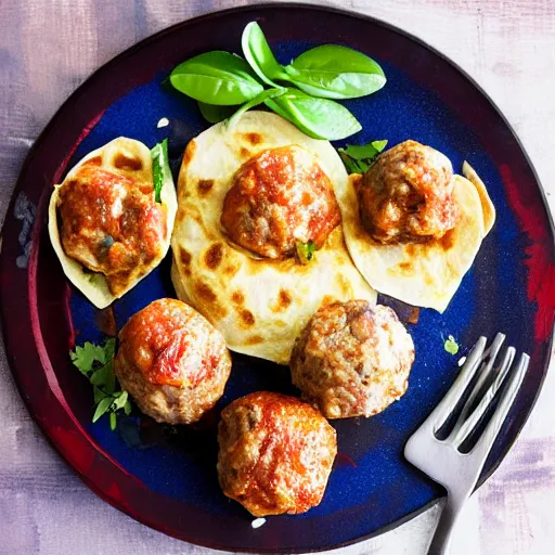 Image similar to tortilla with meatballs in a secret society