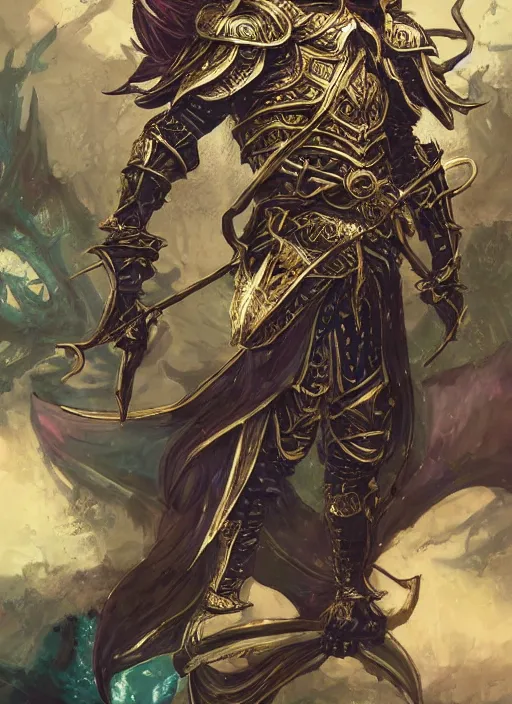 Image similar to an anime portrait of a knightly merfolk from magic the gathering wearing a ornate detailed armor and an atlantean crown, he is riding a frog clad in ornate armor, from skyrim, by stanley artgerm lau, wlop, rossdraws, james jean, andrei riabovitchev, marc simonetti, and sakimichan, trending on artstation