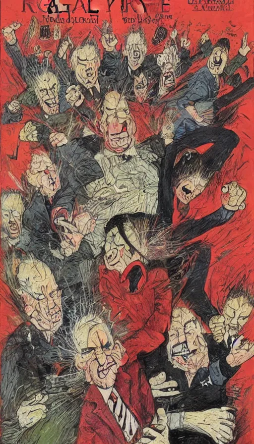 Image similar to rage, by raymond briggs