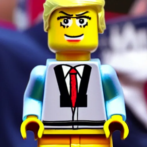 Prompt: Donald Trump as a Lego character