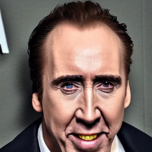 Prompt: Nicholas Cage as The Joker 8k hdr amazing lighting