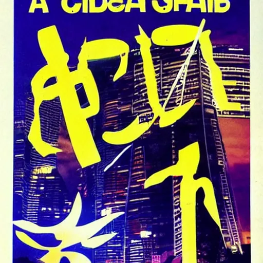 Image similar to a 1 9 9 0 s singaporean poster