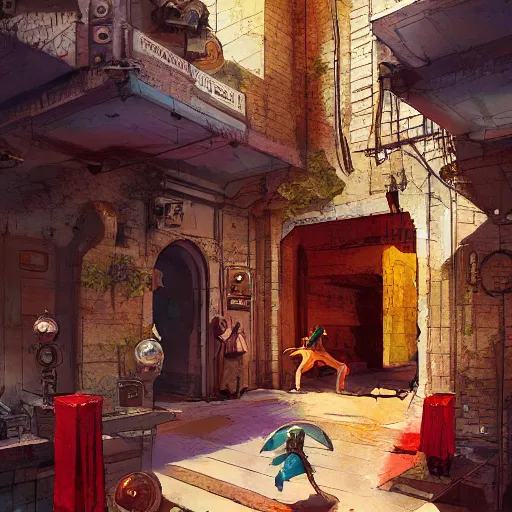 Prompt: Fez by Marc Simonetti