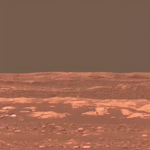 Image similar to a photo of mars taken by a telescope from earth