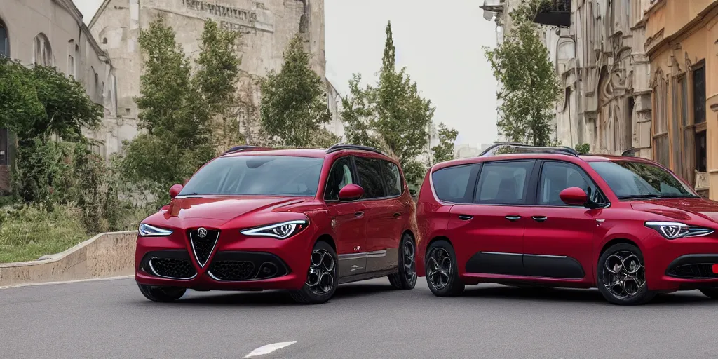 Image similar to 2022 Alfa Romeo Minivan