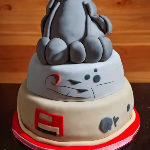 Image similar to a delicious cake, studio ghibli