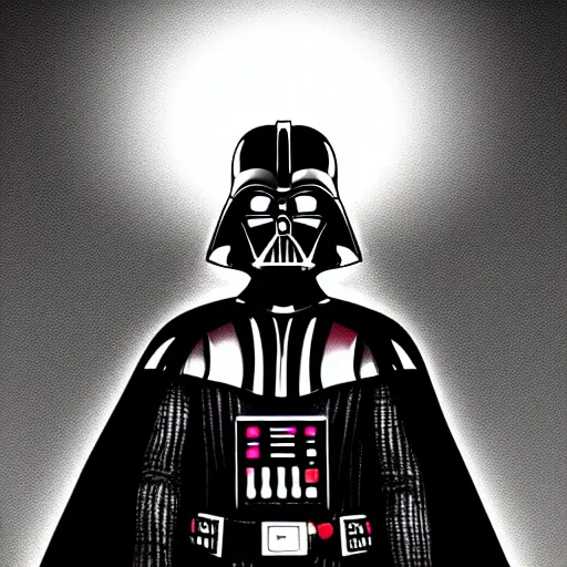 Image similar to darth vader by yukito kishiro