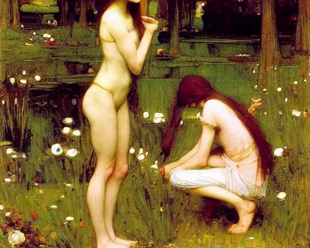 Prompt: john william waterhouse