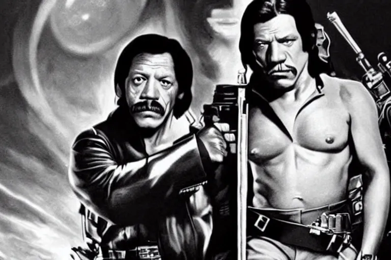 Image similar to danny trejo as han solo